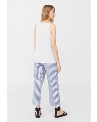 Женская белая майка от Mango