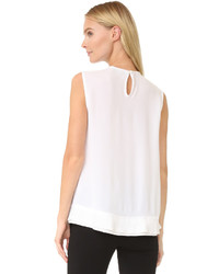 Женская белая майка от Yigal Azrouel