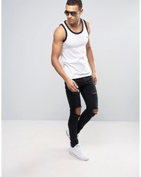 Мужская белая майка от French Connection