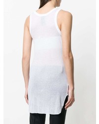 Женская белая майка от Ann Demeulemeester