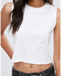 Женская белая майка от Cheap Monday