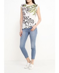 Женская белая майка от Sisley