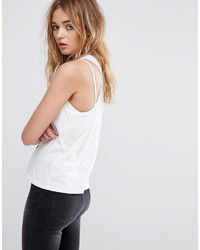 Женская белая майка от Cheap Monday