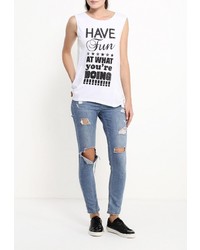 Женская белая майка от Sweet Years