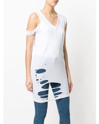 Женская белая майка от Diesel