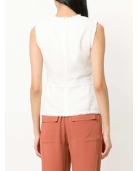 Женская белая майка от Theory