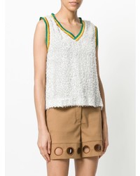 Женская белая майка от Maison Père