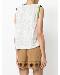 Женская белая майка от Maison Père