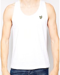 Мужская белая майка от Lyle & Scott