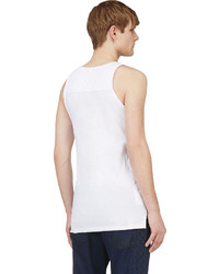 Мужская белая майка от Balmain