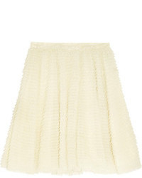 Белая мини-юбка из фатина от RED Valentino