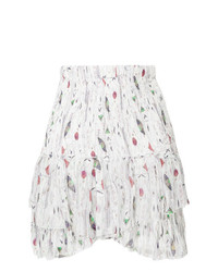 Белая мини-юбка с принтом от Isabel Marant Etoile