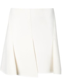 Белая мини-юбка со складками от Alexander Wang