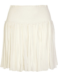 Белая мини-юбка со складками от Etoile Isabel Marant