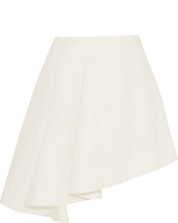 Белая мини-юбка со складками от Marni