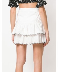 Белая мини-юбка от Ulla Johnson