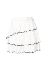 Белая мини-юбка от Ulla Johnson