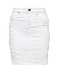 Белая мини-юбка от Vila