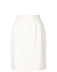 Белая мини-юбка от Yves Saint Laurent Vintage
