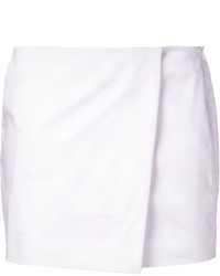 Белая мини-юбка