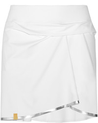 Белая мини-юбка