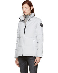 Женская белая парка от Canada Goose