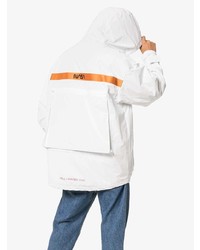 Мужская белая парка от Heron Preston