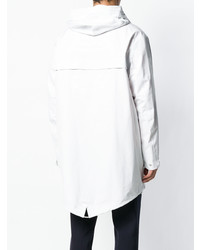 Мужская белая парка от Moncler