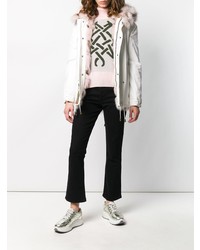 Женская белая парка от Mr & Mrs Italy