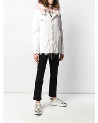 Женская белая парка от Mr & Mrs Italy