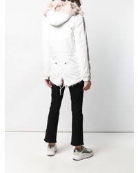 Женская белая парка от Mr & Mrs Italy