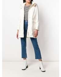 Женская белая парка от Woolrich