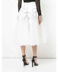 Белая пышная юбка от Isabel Sanchis