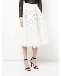Белая пышная юбка от Isabel Sanchis