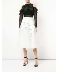 Белая пышная юбка от Isabel Sanchis