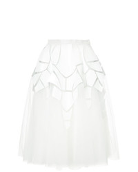 Белая пышная юбка от Isabel Sanchis