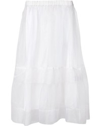 Белая пышная юбка от Muveil