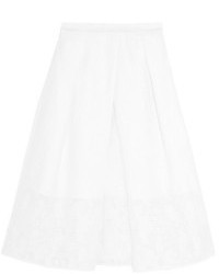 Белая пышная юбка от Tibi