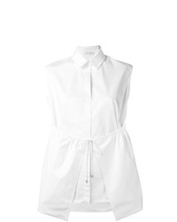 Женская белая рубашка без рукавов от Christian Wijnants