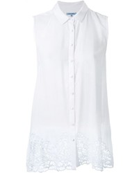 Женская белая рубашка без рукавов от GUILD PRIME
