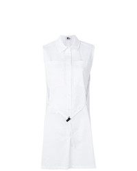 Женская белая рубашка без рукавов от Lost & Found Ria Dunn