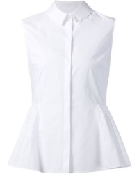 Женская белая рубашка без рукавов от McQ by Alexander McQueen