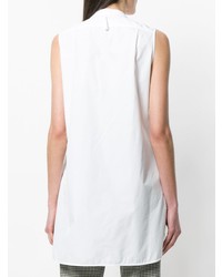Женская белая рубашка без рукавов от Etro