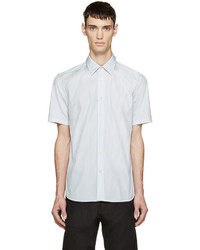 Мужская белая рубашка в вертикальную полоску от Marc Jacobs