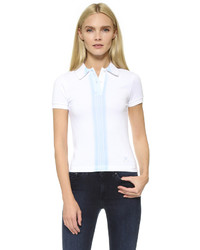 Женская белая рубашка поло от Acne Studios