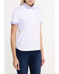 Женская белая рубашка поло от Armani Jeans