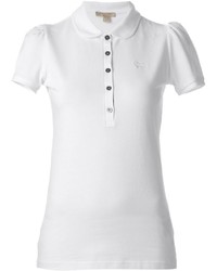 Женская белая рубашка поло от Burberry