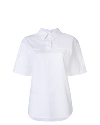 Женская белая рубашка поло от Cédric Charlier