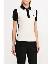 Женская белая рубашка поло от Fred Perry