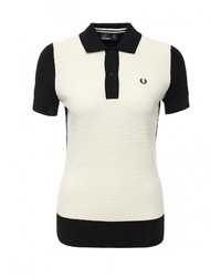 Женская белая рубашка поло от Fred Perry